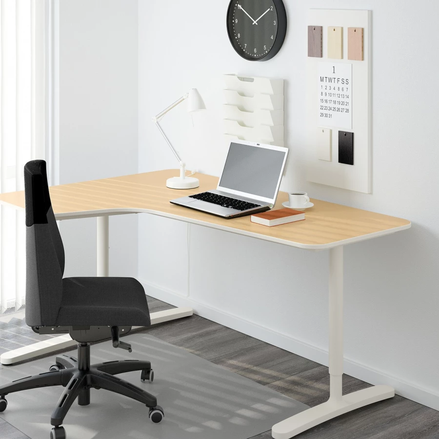 Рамка для угловой столешницы - IKEA BEKANT, 160x110см, белый, БЕКАНТ ИКЕА (изображение №2)