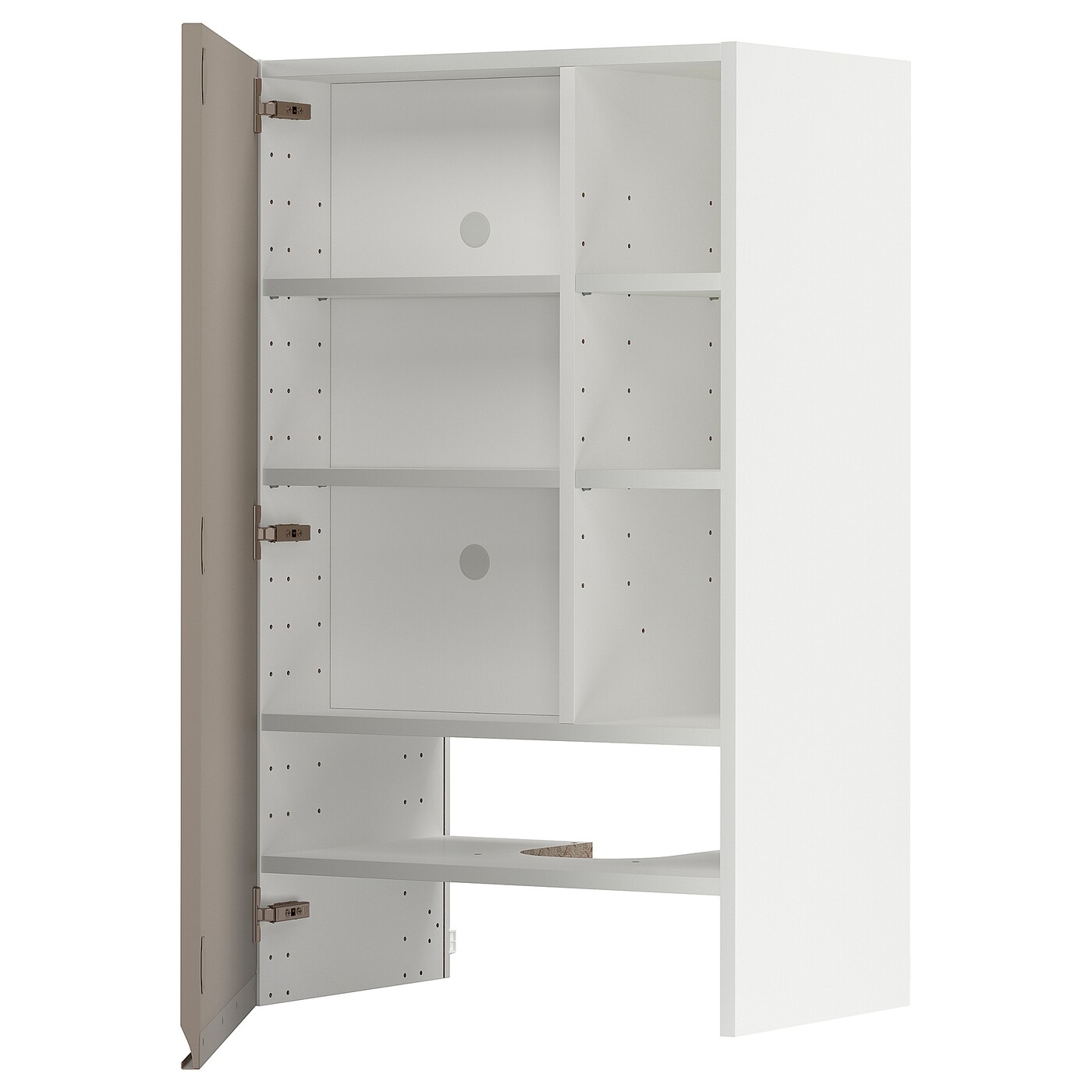 Навесной шкаф - METOD  IKEA/  МЕТОД ИКЕА, 100х60 см, белый/бежевый