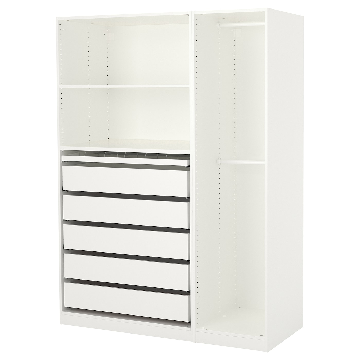 Шкаф - IKEA PAX/ПАКС ИКЕА, 58х150х201,2 см, белый