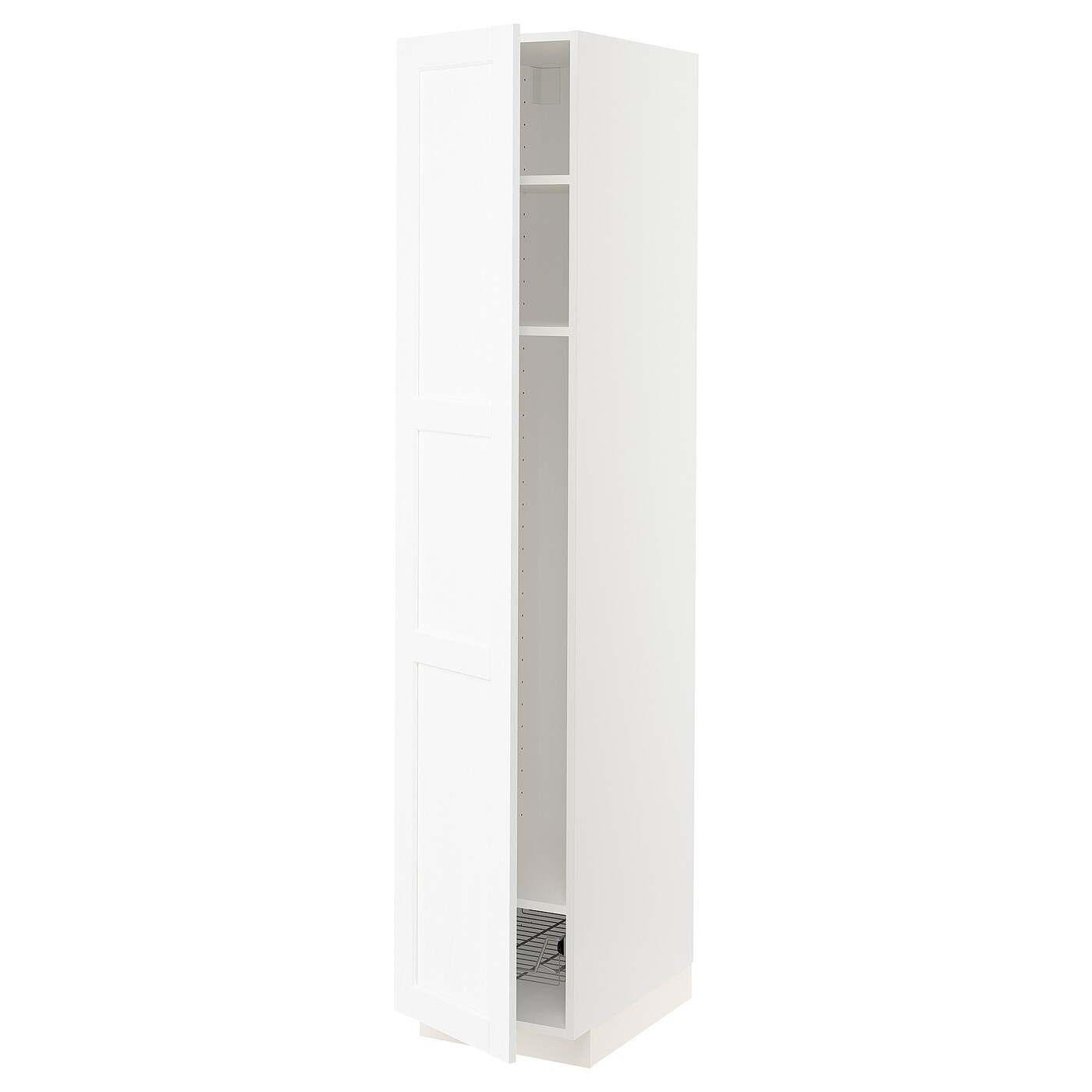 Шкаф для встроенной техники - IKEA METOD, 208x62x40см, белый, МЕТОД  ИКЕА