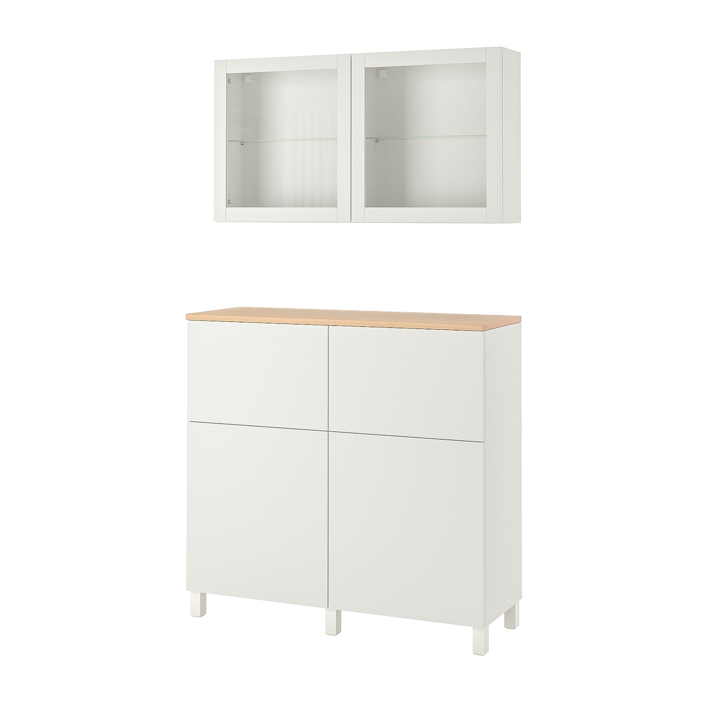 Комбинация для хранения - IKEA BESTÅ/BESTA/БЕСТА/БЕСТО ИКЕА, 120x42x240 см, белый,