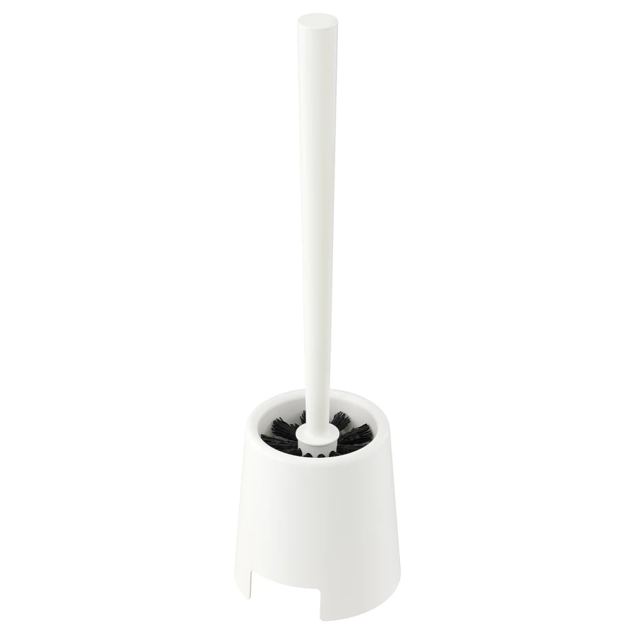 Ершик для унитаза - BOLMEN IKEA/ БОЛЬМЕН ИКЕА, 36,5 см,  белый (изображение №1)