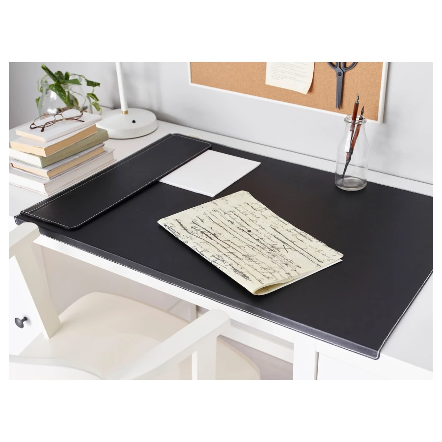 Коврик для стола - RISSLA IKEA/ РИССЛА ИКЕА,  86x58 см, черный (изображение №2)