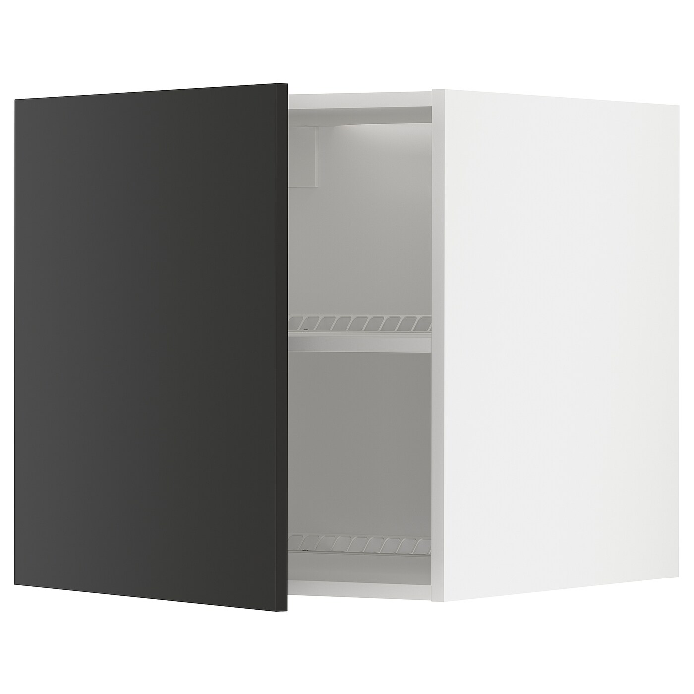 Шкаф для холодильника/морозильной камеры - METOD  IKEA/  МЕТОД ИКЕА, 60х60 см, белый/черный