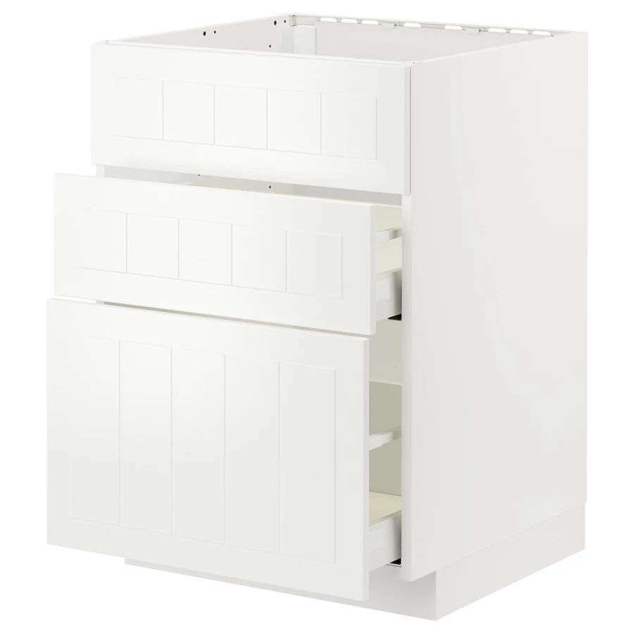 Напольный шкаф - METOD / MAXIMERA IKEA/ МЕТОД/ МАКСИМЕРА ИКЕА,  80х60 см, белый (изображение №1)