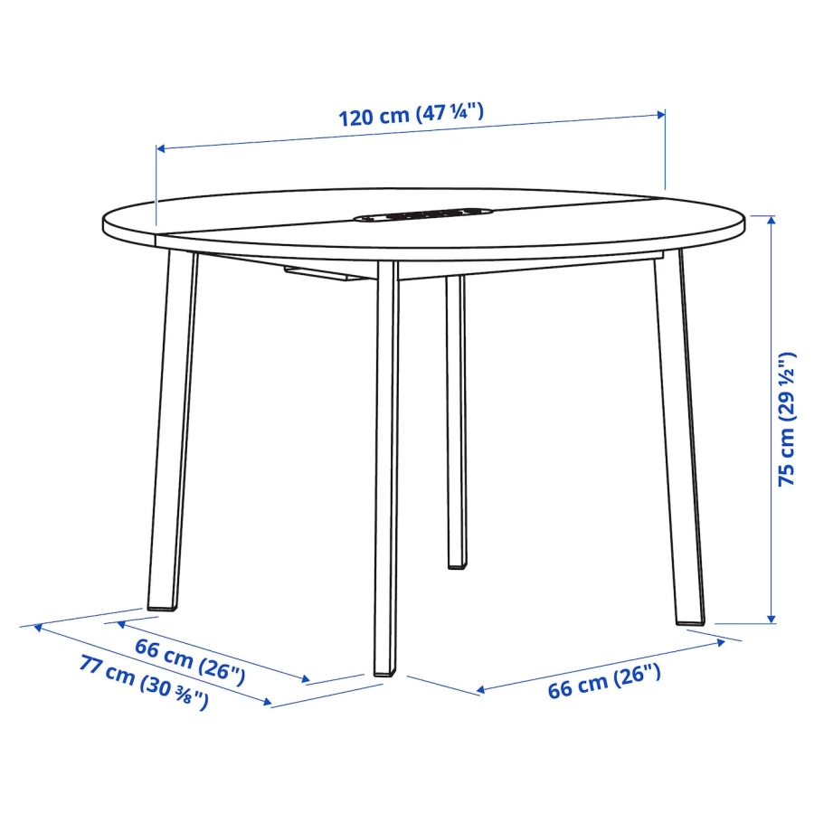 MITTZON Стол для переговоров ИКЕА (изображение №8)