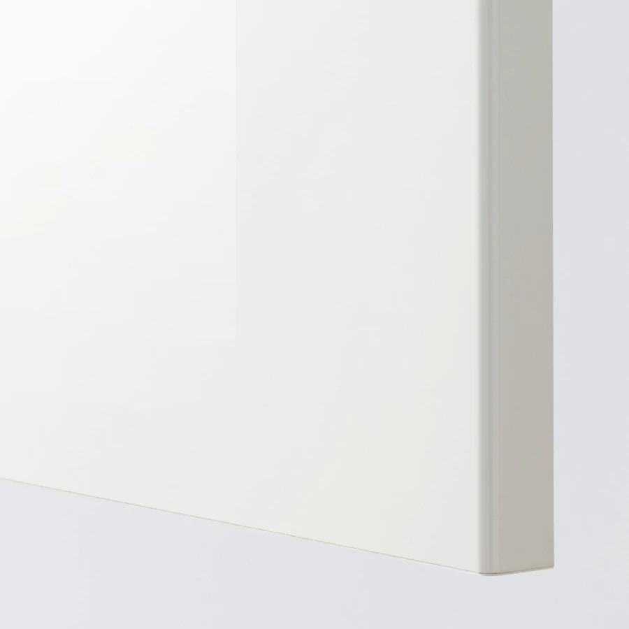 Напольный кухонный шкаф - IKEA METOD/МЕТОД ИКЕА, 140х60х60 см, белый глянцевый (изображение №3)