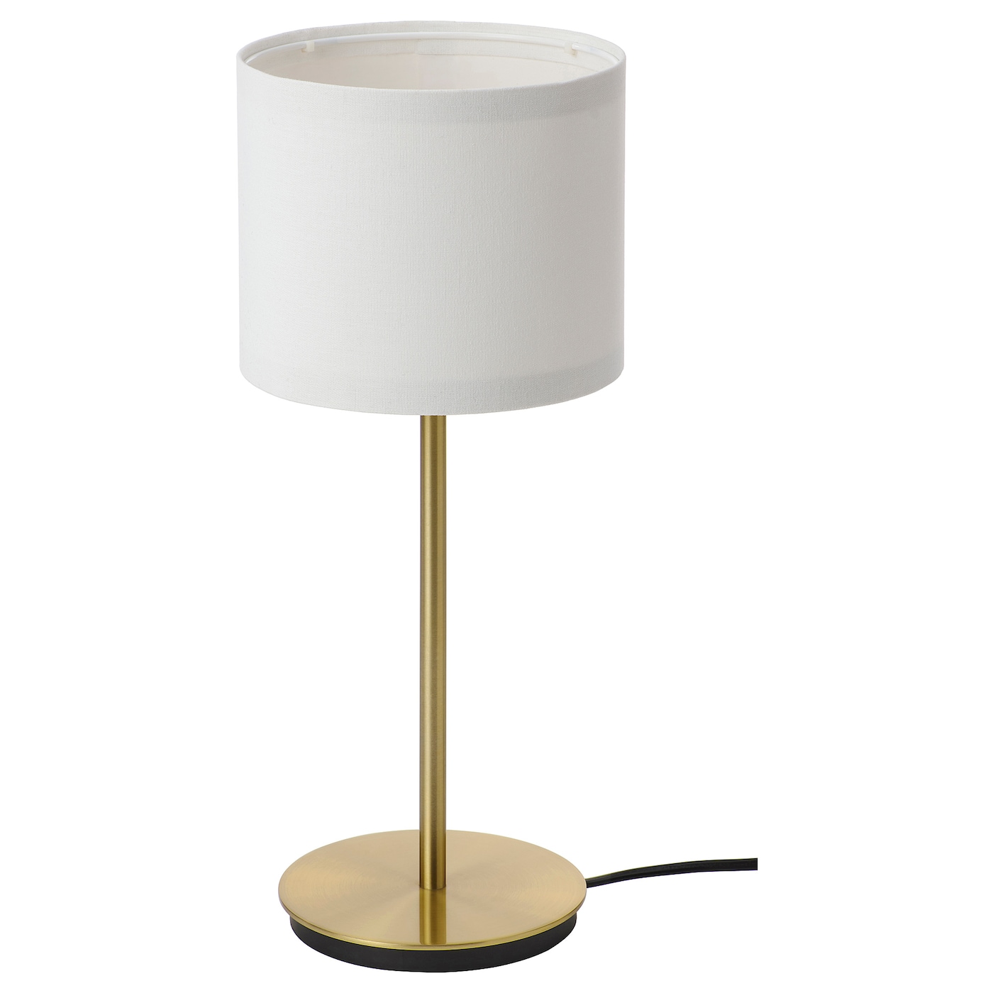 Лампа - RINGSTA/SKAFTET IKEA/РИНГСТА/СКАФТЕТ ИКЕА, 41 см, белый/золотистый
