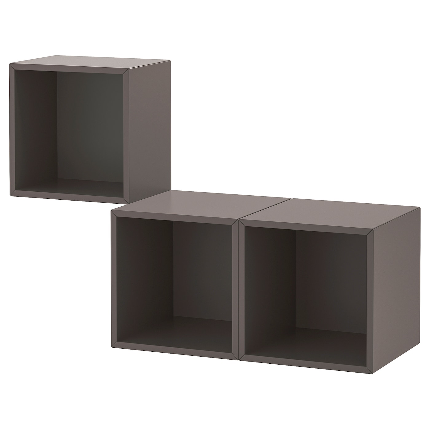 Комбинация навесных шкафов - IKEA EKET, 105x35x70 см, темно-серый, ЭКЕТ ИКЕА