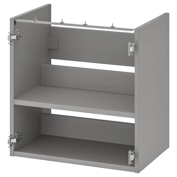 Каркас тумбы под раковину - ENHET IKEA/ ЭНХЕТ ИКЕА, 60x40x60 см, серый