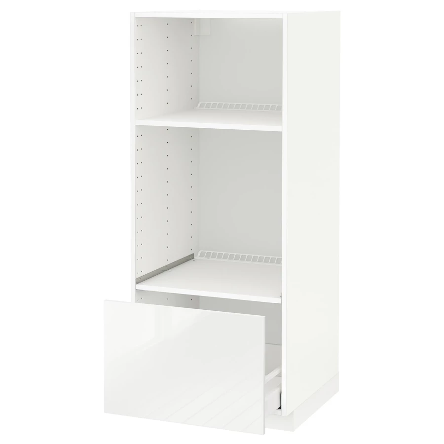 Напольный шкаф  - IKEA METOD MAXIMERA, 148x61,8x60см, белый, МЕТОД МАКСИМЕРА ИКЕА (изображение №1)