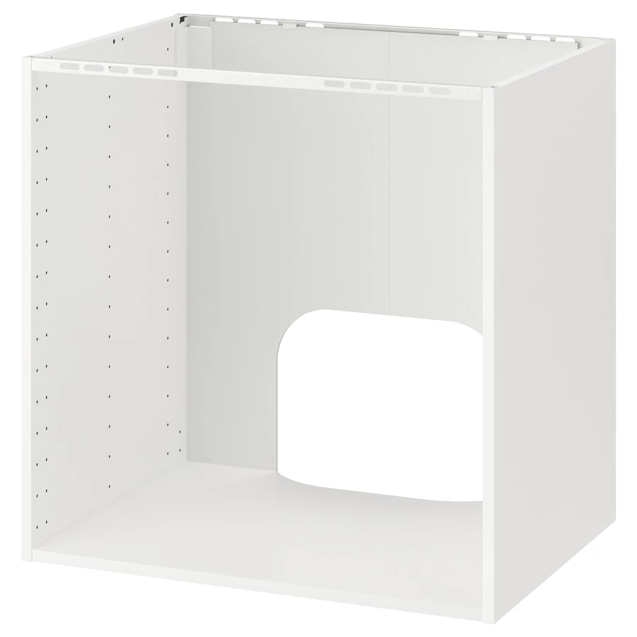 Шкаф для духовки/мойки - METOD IKEA/МЕТОД ИКЕА, 80х80 см, белый (изображение №1)