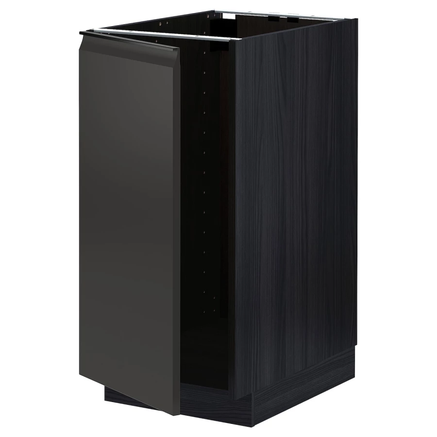 Напольный шкаф  - IKEA METOD, 88x62x40см,черный, МЕТОД ИКЕА (изображение №1)