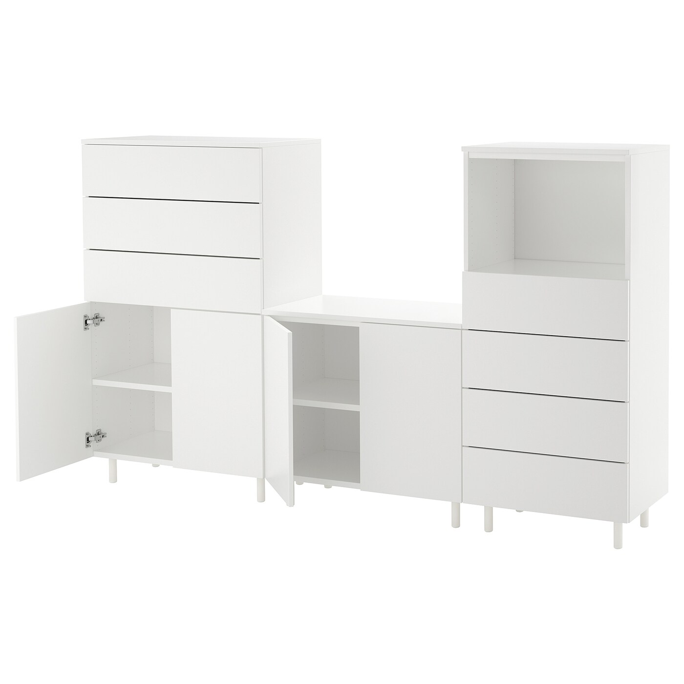 Книжный шкаф - PLATSA IKEA / ПЛАТСА ИКЕА,  220х133 см, белый