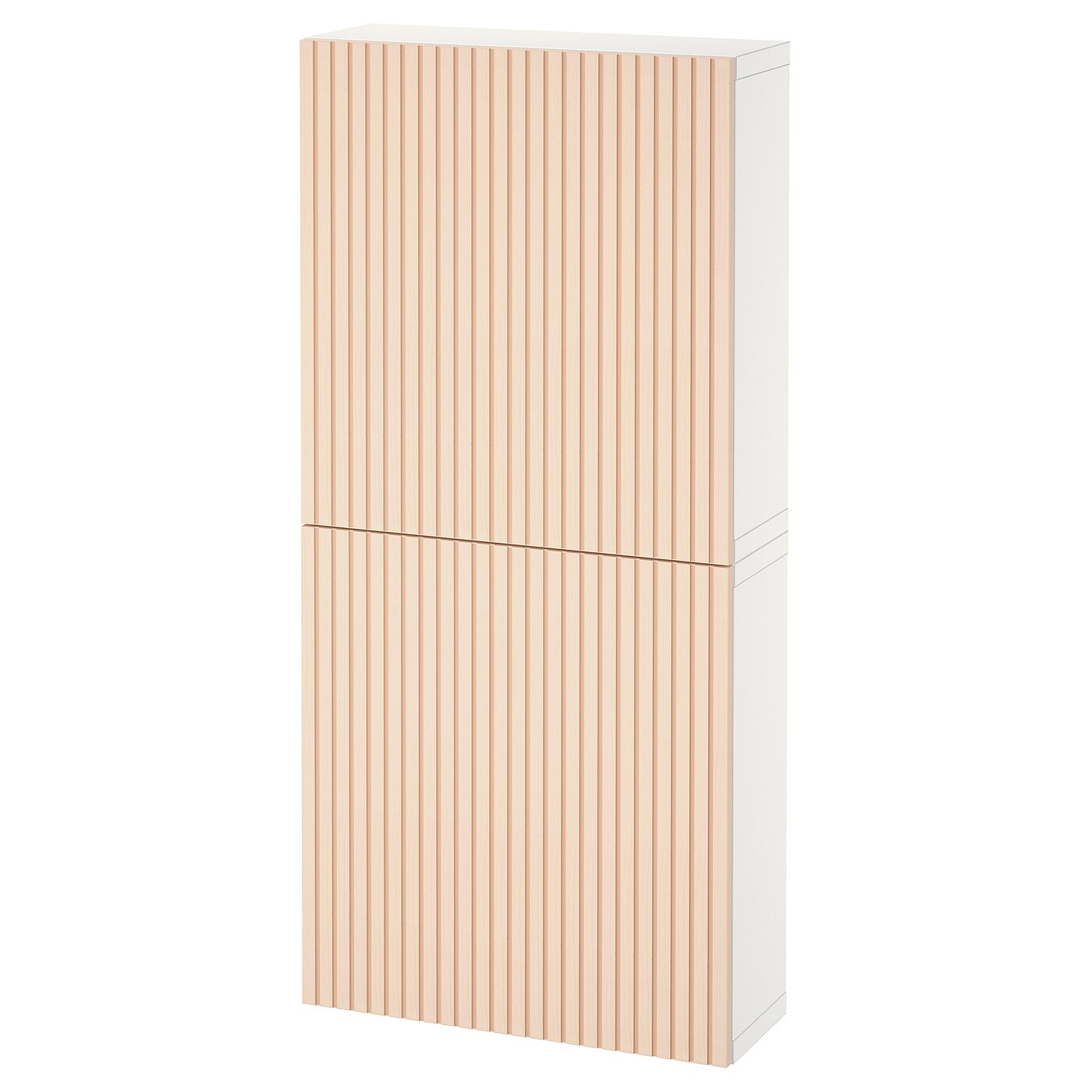 Навесной шкаф - IKEA BESTÅ, 60x22x128 см, коричневый, БЕСТО ИКЕА