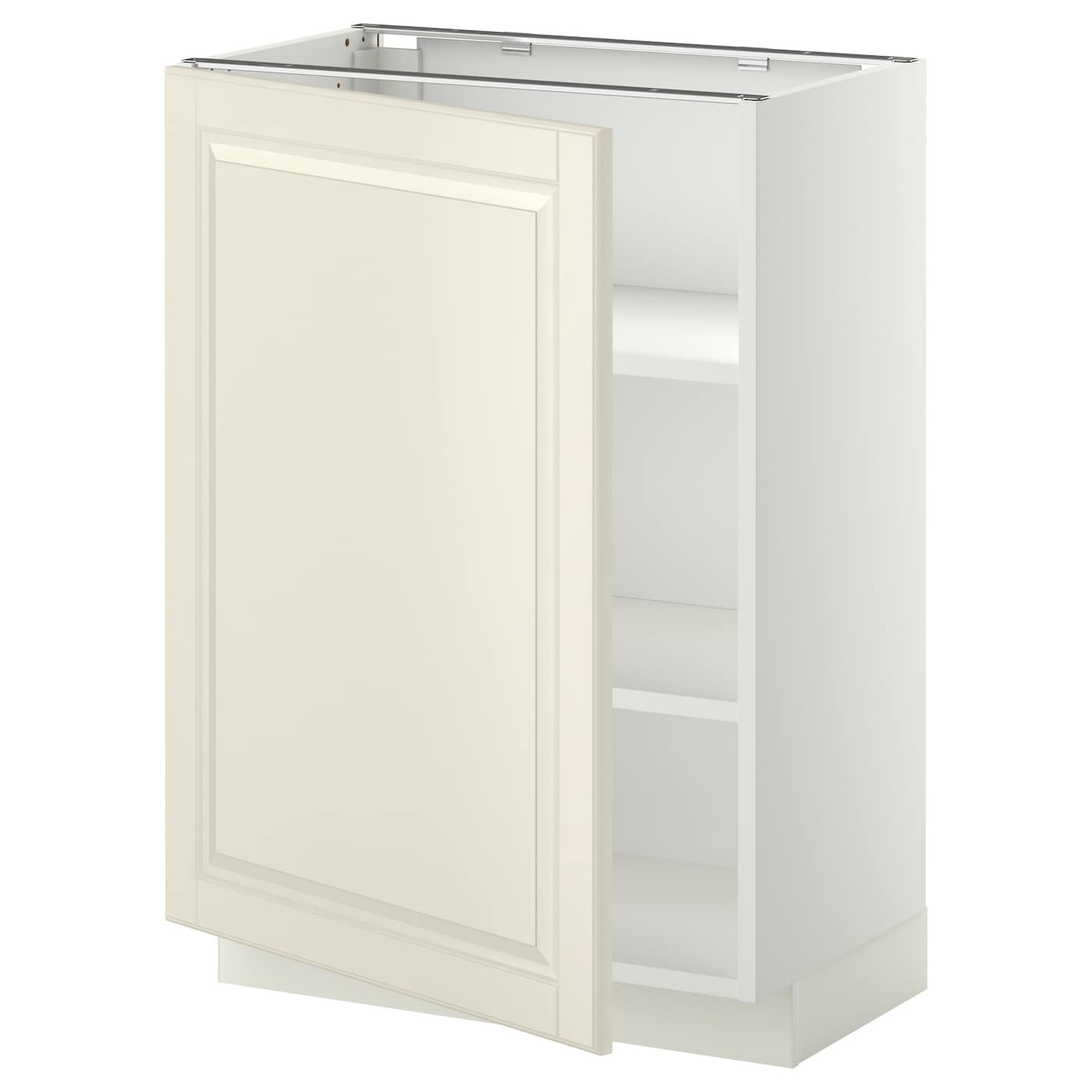 Напольный шкаф  - IKEA METOD, 88x39,5x60см, белый/светло-бежевый, МЕТОД ИКЕА
