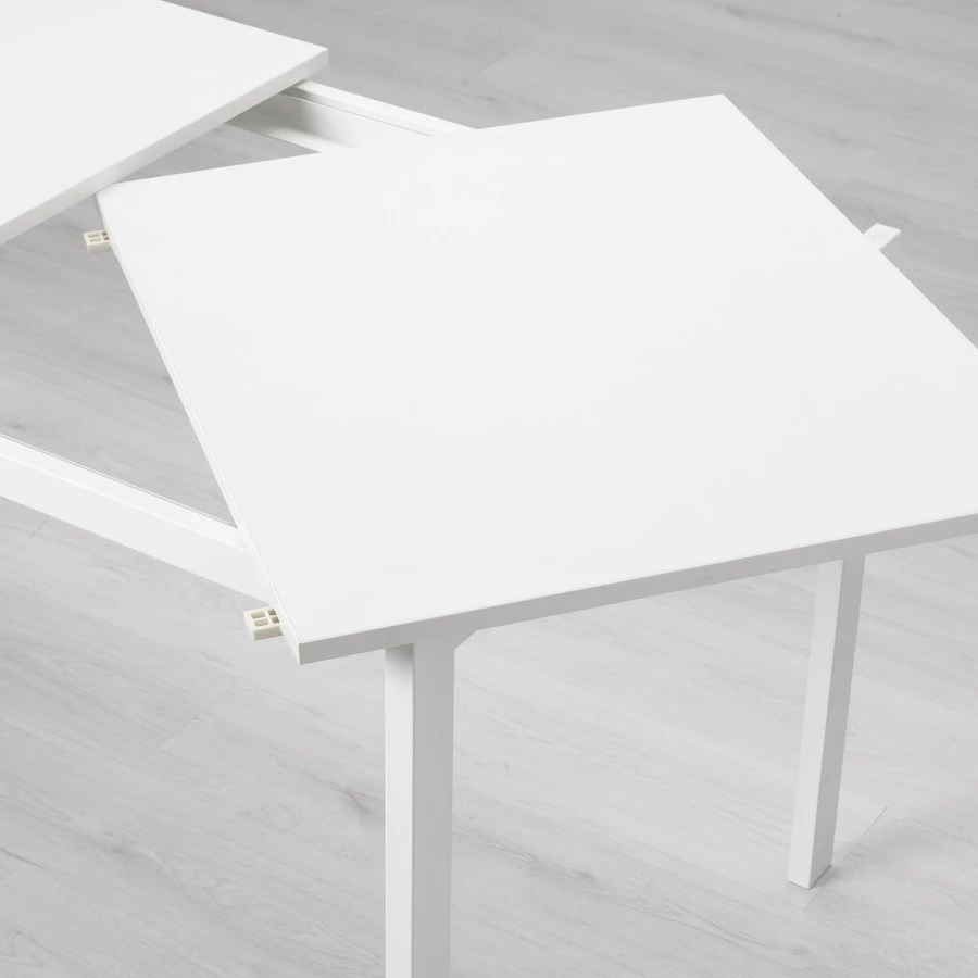 Раздвижной обеденный стол - IKEA VANGSTA, 180/120х75х73 см, белый, ВАНГСТА ИКЕА (изображение №3)