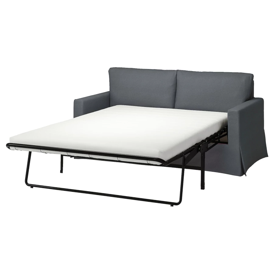 Чехол диван-кровать  - HYLTARP IKEA/ ХУЛТАРП ИКЕА, серый (изображение №1)