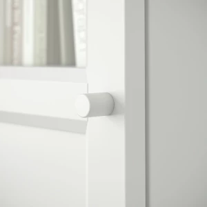 Второе фото. Книжный шкаф с дверью - BILLY/OXBERG IKEA/БИЛЛИ/ОКСБЕРГ ИКЕА, 30х40х202 см, белый