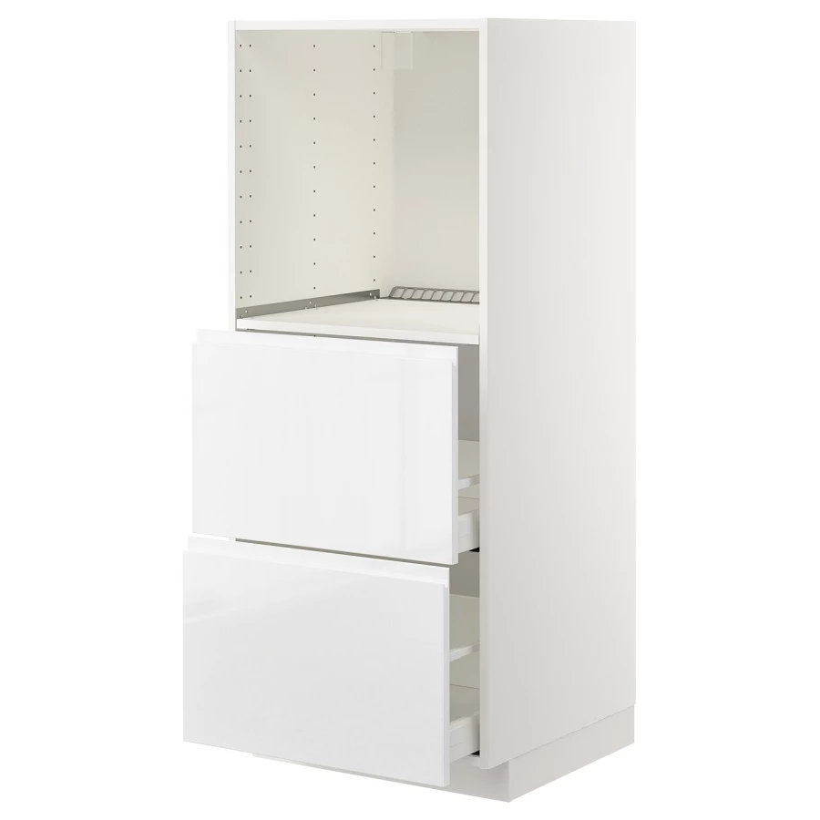 Напольный шкаф  - IKEA METOD MAXIMERA, 148x62,1x60см, белый, МЕТОД МАКСИМЕРА ИКЕА (изображение №1)