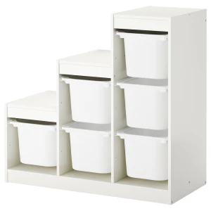Стеллаж - IKEA TROFAST, 99х44х94 см, белый, ТРУФАСТ ИКЕА