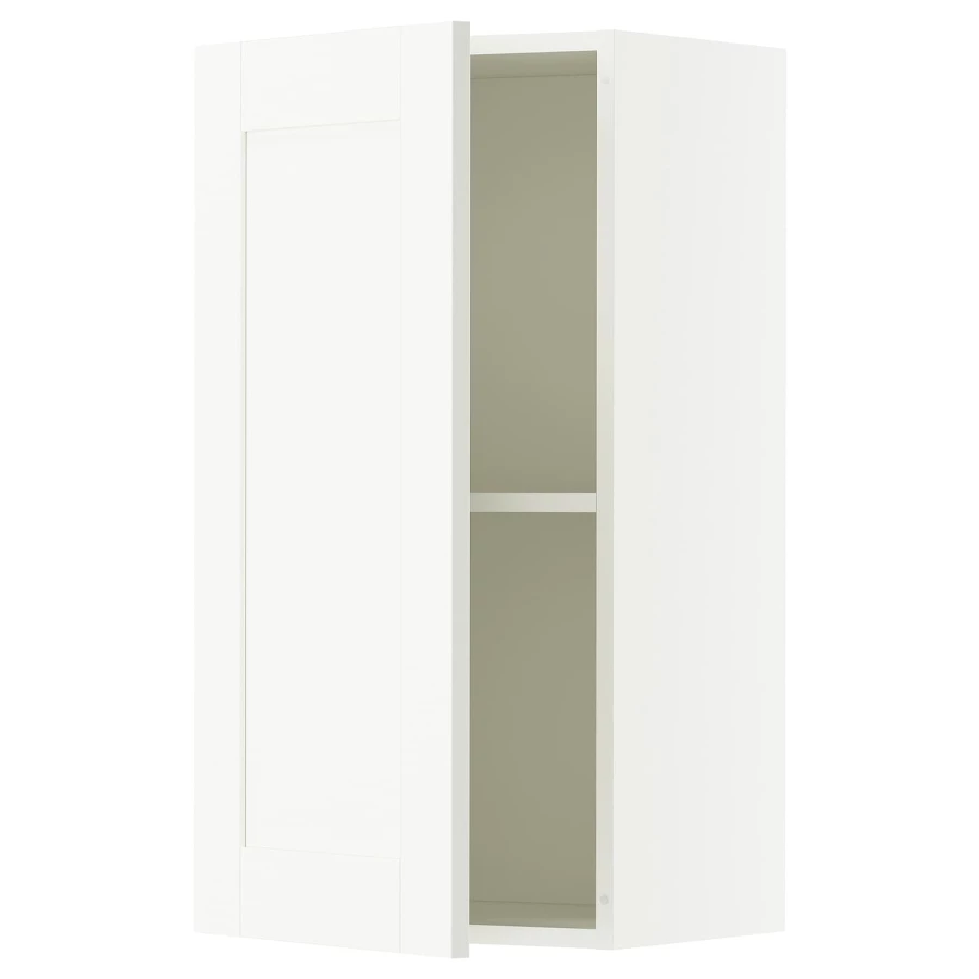 Кухонный навесной шкаф - IKEA KNOXHULT/КНОКСХУЛЬТ ИКЕА, 75x40х31 см, белый (изображение №1)