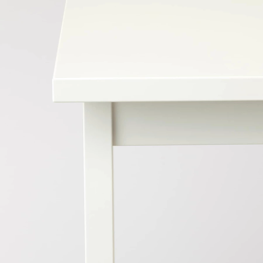 Столик придиванный - IKEA LUNNARP/ЛУНАРП ИКЕА, 55х55х45 см, белый (изображение №5)