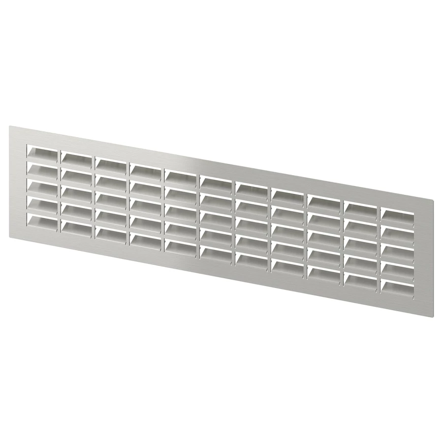 Вентиляционная решетка -  METOD IKEA/МЕТОД ИКЕА, 43х9,5 см, серебряный (изображение №1)