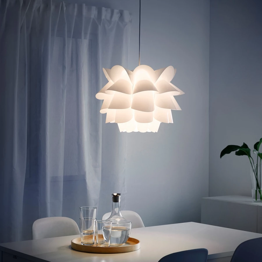 Подвесной светильник - KNAPPA  IKEA / КНАППА  ИКЕА, 36 см, белый (изображение №2)