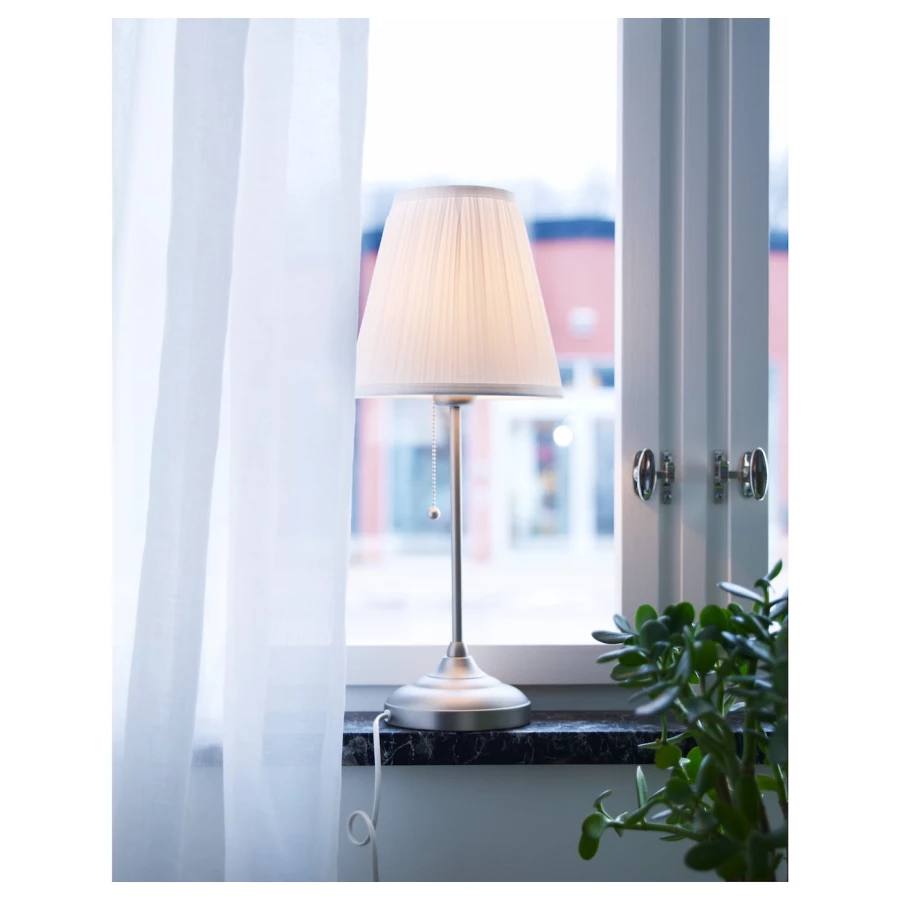 Лампа - ÅRSTID /АRSTID IKEA/ ОРСТИД ИКЕА,  55 см,  белый (изображение №5)
