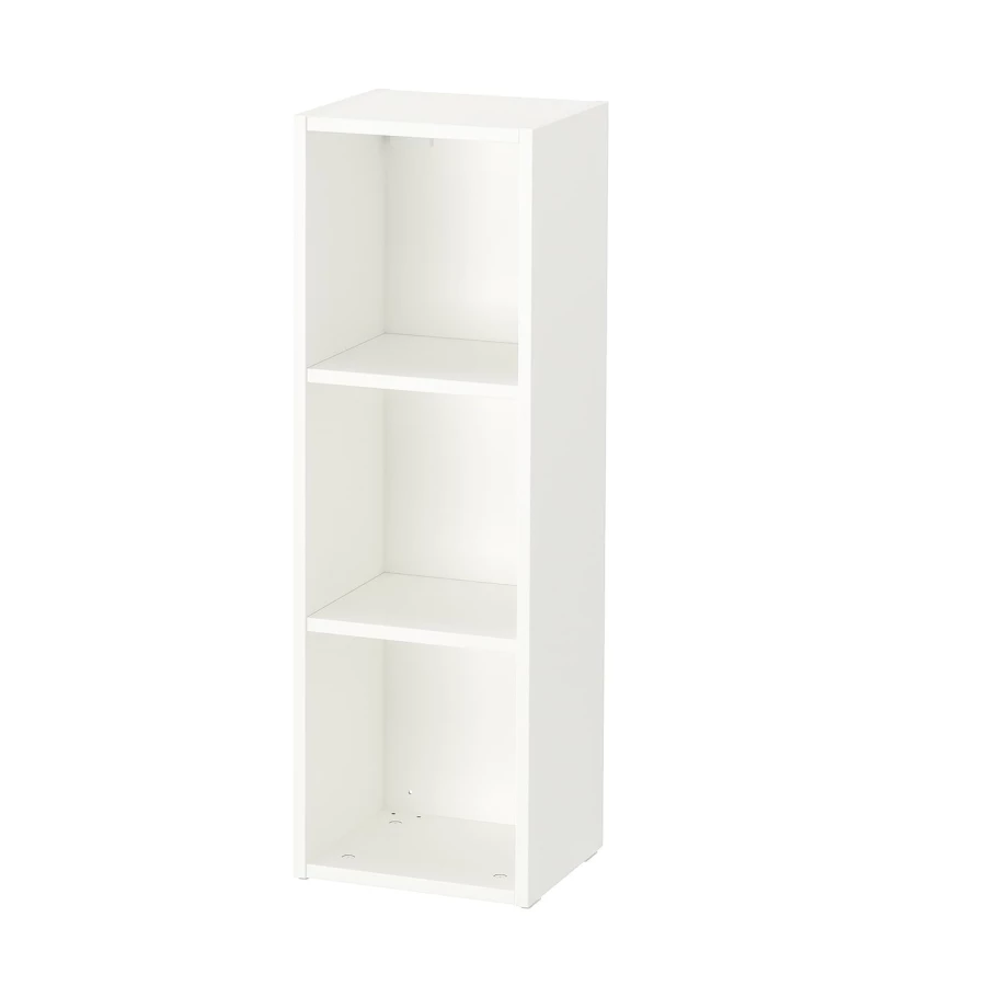 Детский книжный шкаф - SMÅGÖRA IKEA/СМОГЁРА/СМОГЕРА ИКЕА, 25х29х88 см, белый (изображение №1)