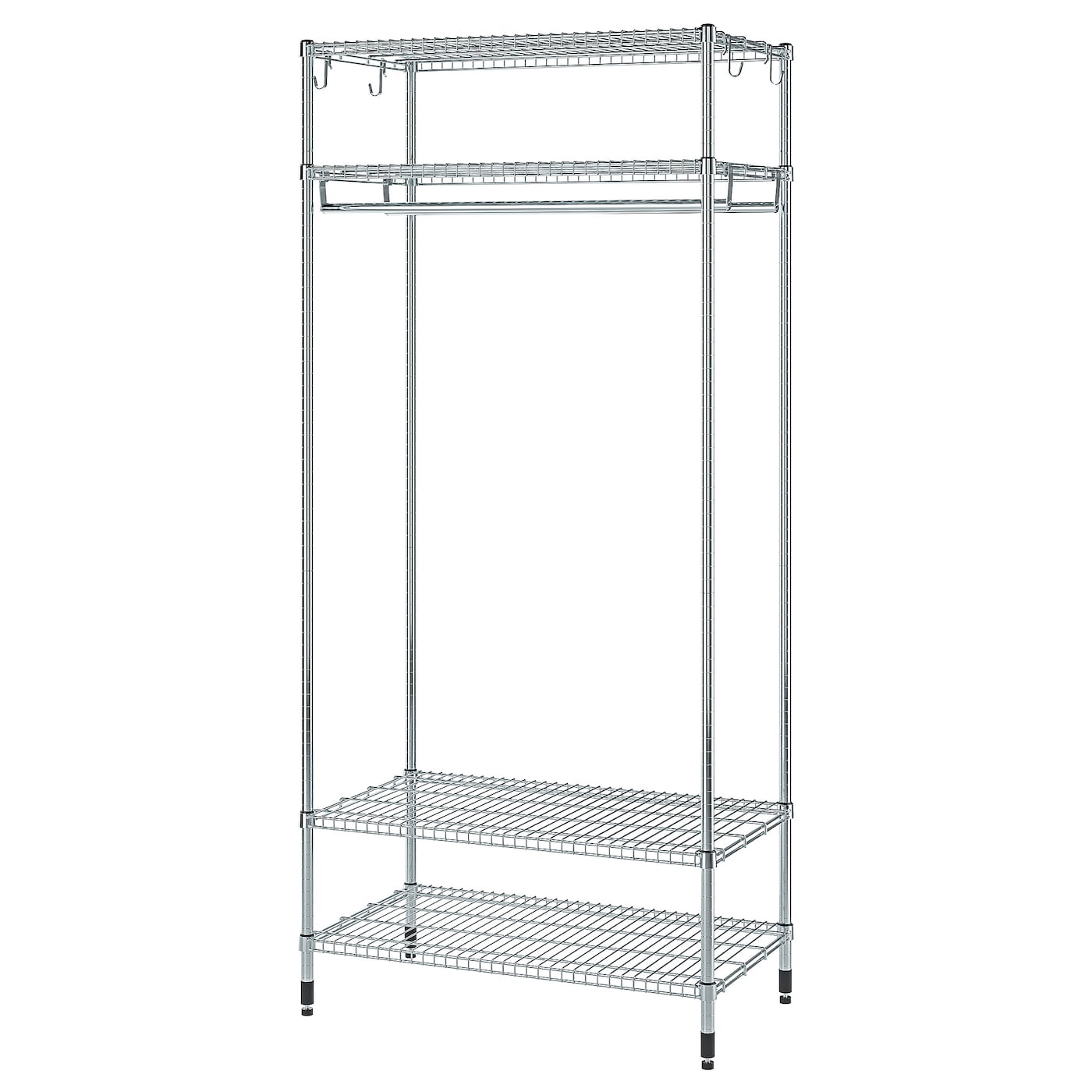 Гардеробная система - IKEA OMAR, 92х50х201 см, оцинкованная сталь, ОМАР ИКЕА