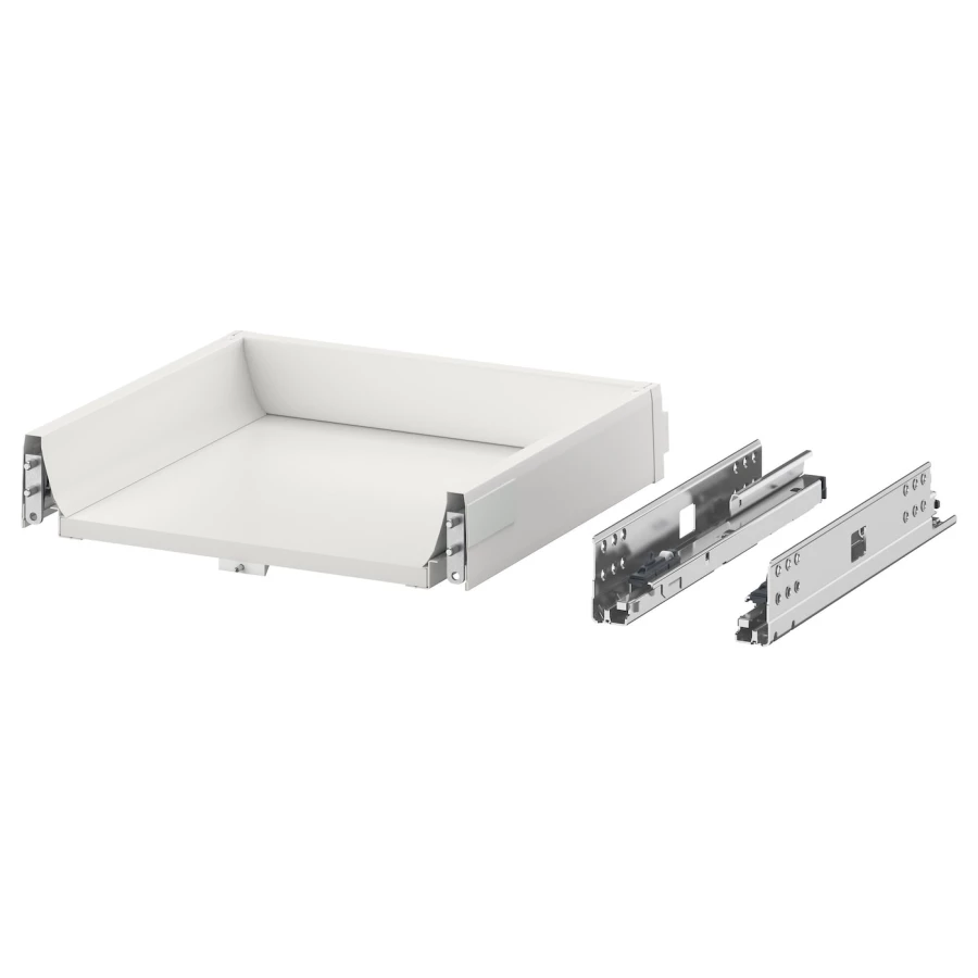 Ящик низкий - MAXIMERA IKEA/ МАКСИМЕРА ИКЕА, 36,4х7,8 см, белый (изображение №1)
