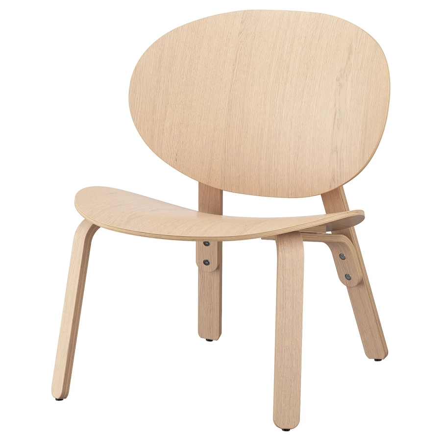 Деревянный стул - FRÖSET IKEA/ФРЕСЕТ ИКЕА, 57х59х74 см, бежевый (изображение №1)