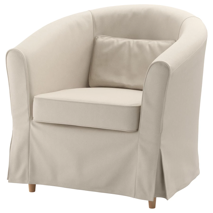 Кресло с подлокотниками - IKEA TULLSTA, 79х69х78 см, бежевый, ТУЛЛЬСТА ИКЕА (изображение №1)