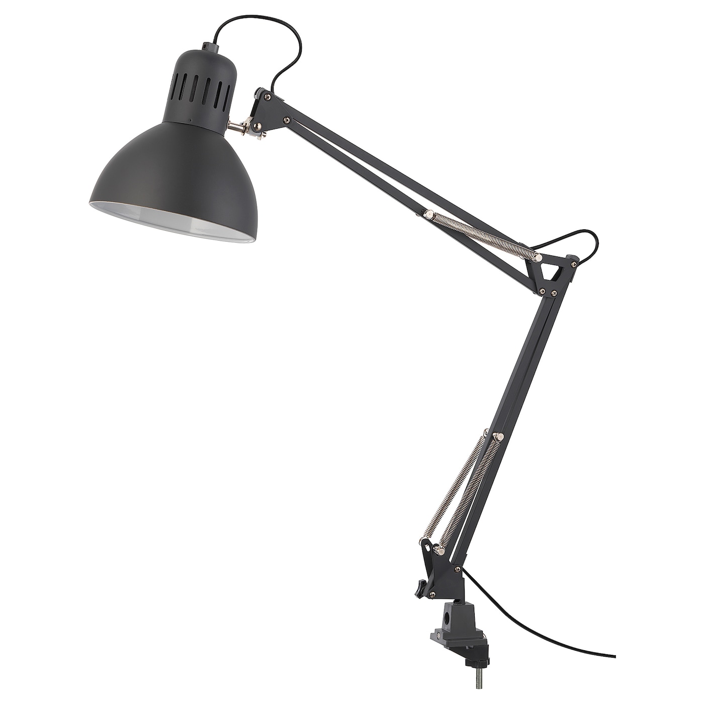 Лампа - TERTIAL  IKEA/ТЕРЦИАЛ ИКЕА, 17 см, черный