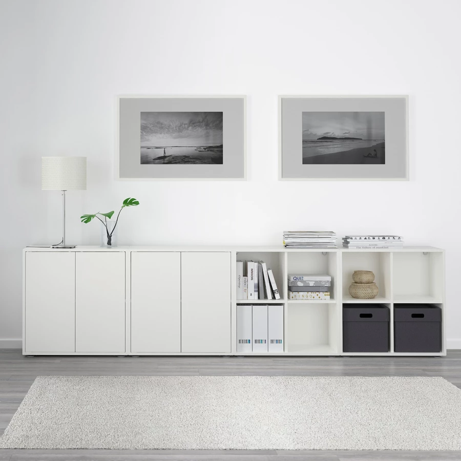 Комбинация для хранения - EKET IKEA/ЭКЕТ ИКЕА, 280x35x72 ,белый (изображение №2)
