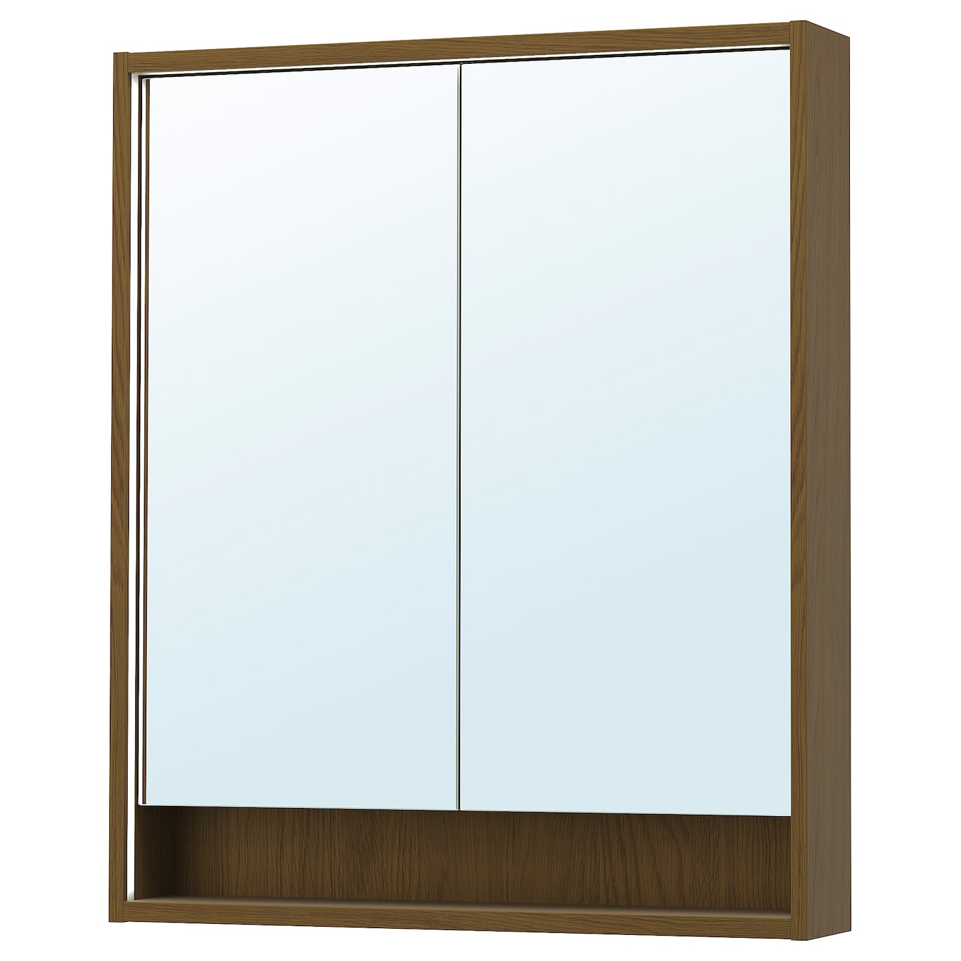 Зеркальный шкаф - FAXÄLVEN / FAXАLVEN IKEA/  ФАКСЭЛЬВЕН ИКЕА , 80х15х95 см, коричневый