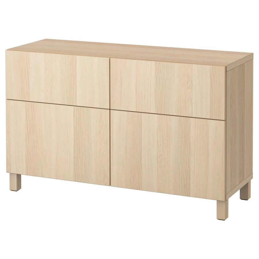 Комбинация для хранения - IKEA BESTÅ/BESTA, 120x42x74 см, коричневый, Беста/Бесто ИКЕА (изображение №1)