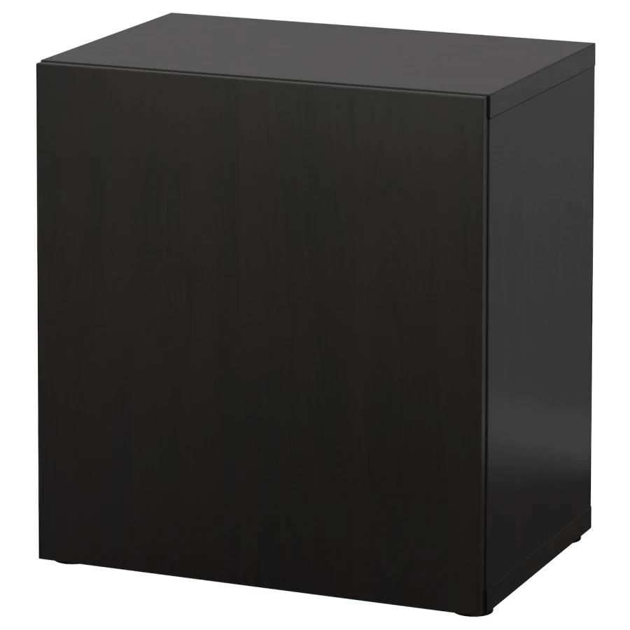 Шкаф - IKEA BESTÅ/BESTA/ БЕСТО ИКЕА, 60x40x64 см, черный (изображение №1)