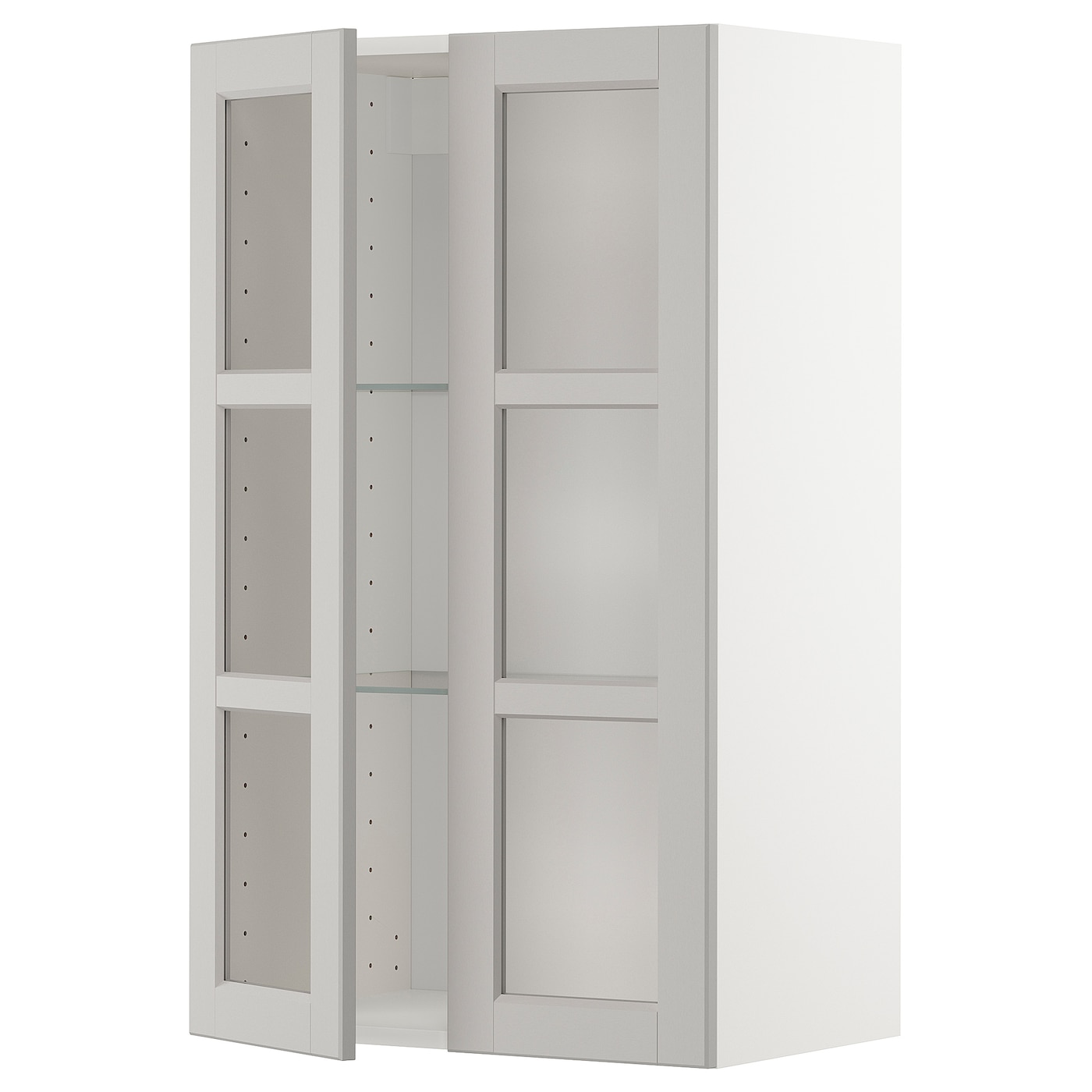 Шкаф  - METOD  IKEA/  МЕТОД ИКЕА, 100х60 см, белый/серый