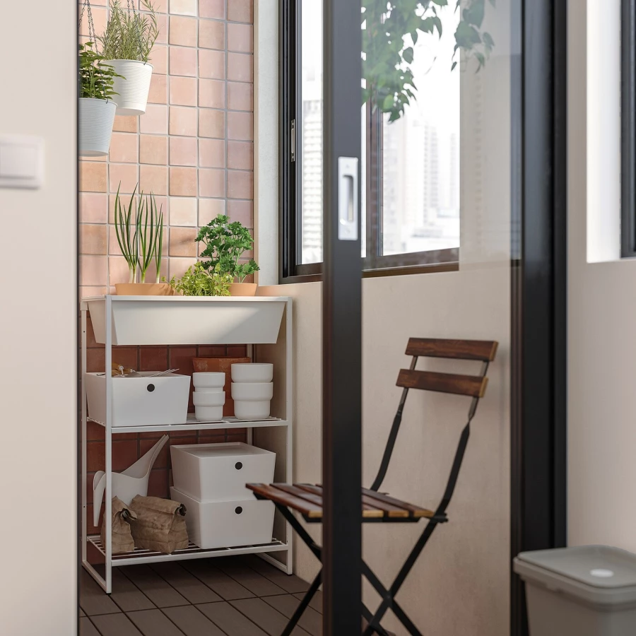 Шкаф - JOSTEIN  IKEA/ ЙОСТЕЙН  ИКЕА, 90х61 см , белый (изображение №2)