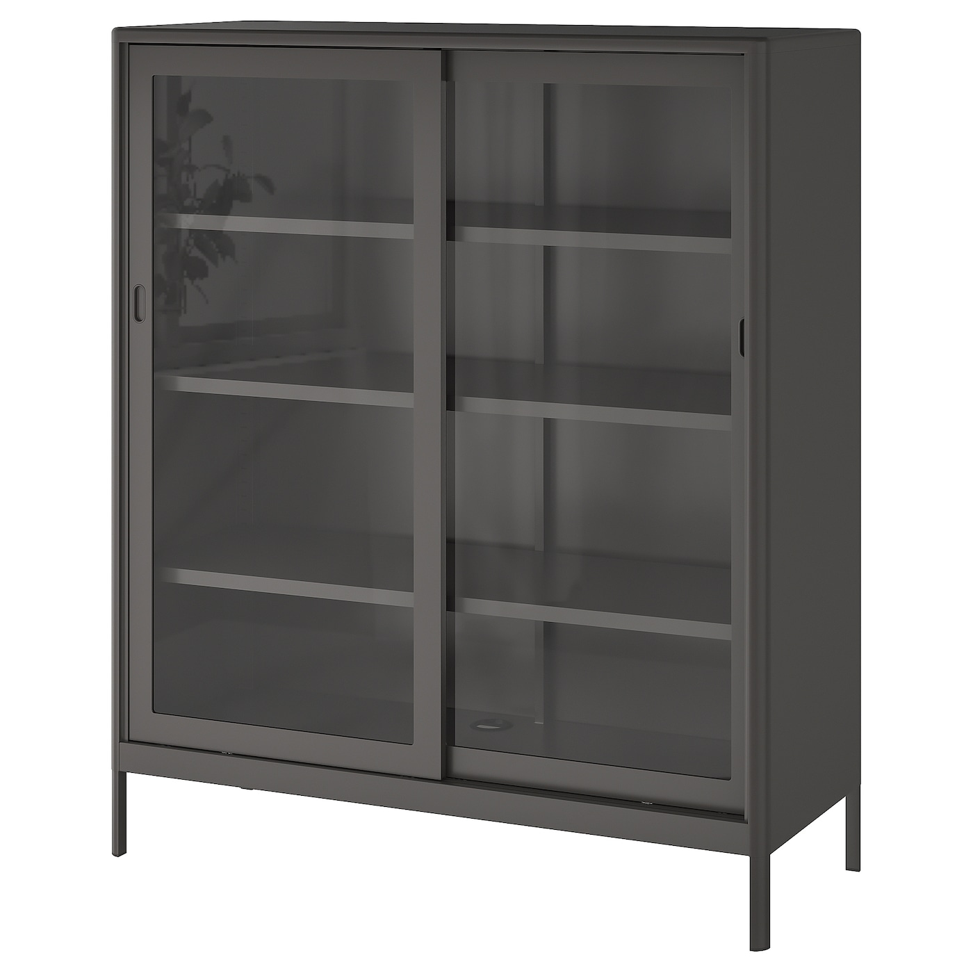 Офисный шкаф - IKEA IDÅSEN/IDASEN, темно-серый, 120х45х140 см, ИДОСЕН ИКЕА