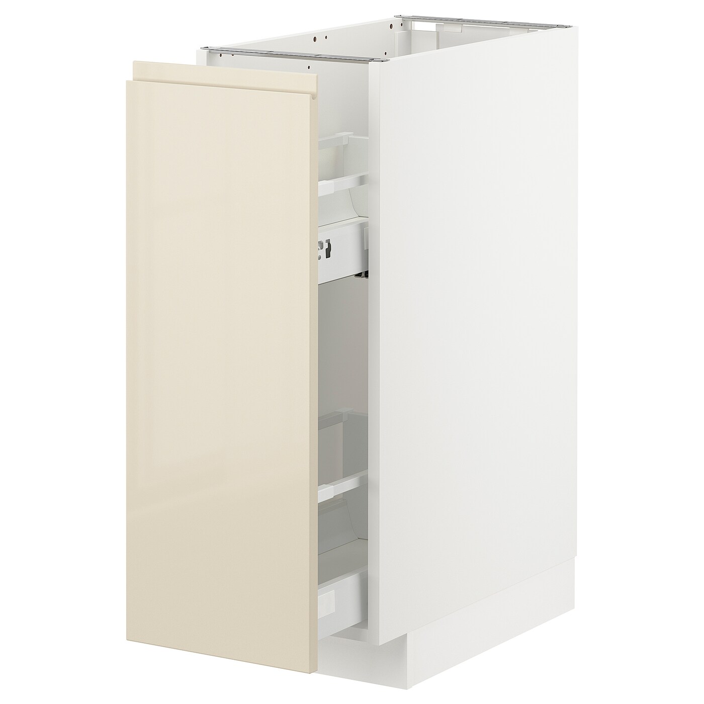 Напольный шкаф - IKEA METOD, 88x62x30см, белый/светло-бежевый, МЕТОД ИКЕА