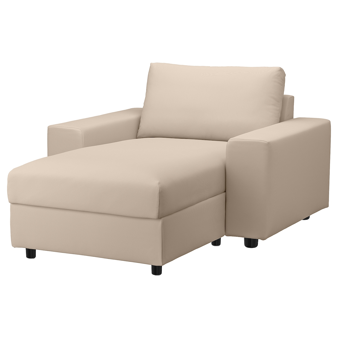 Кресло-кровать - IKEA VIMLE, 125х164х83 см, бежевый, ВИМЛЕ ИКЕА