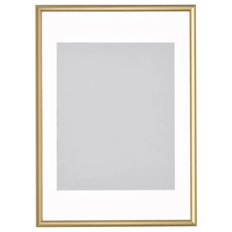 Рамка - IKEA SILVERHÖJDEN/SILVERHOJDEN, 50х70 см, золотой цвет, СИЛВЕРХОЙДЕН ИКЕА (изображение №1)