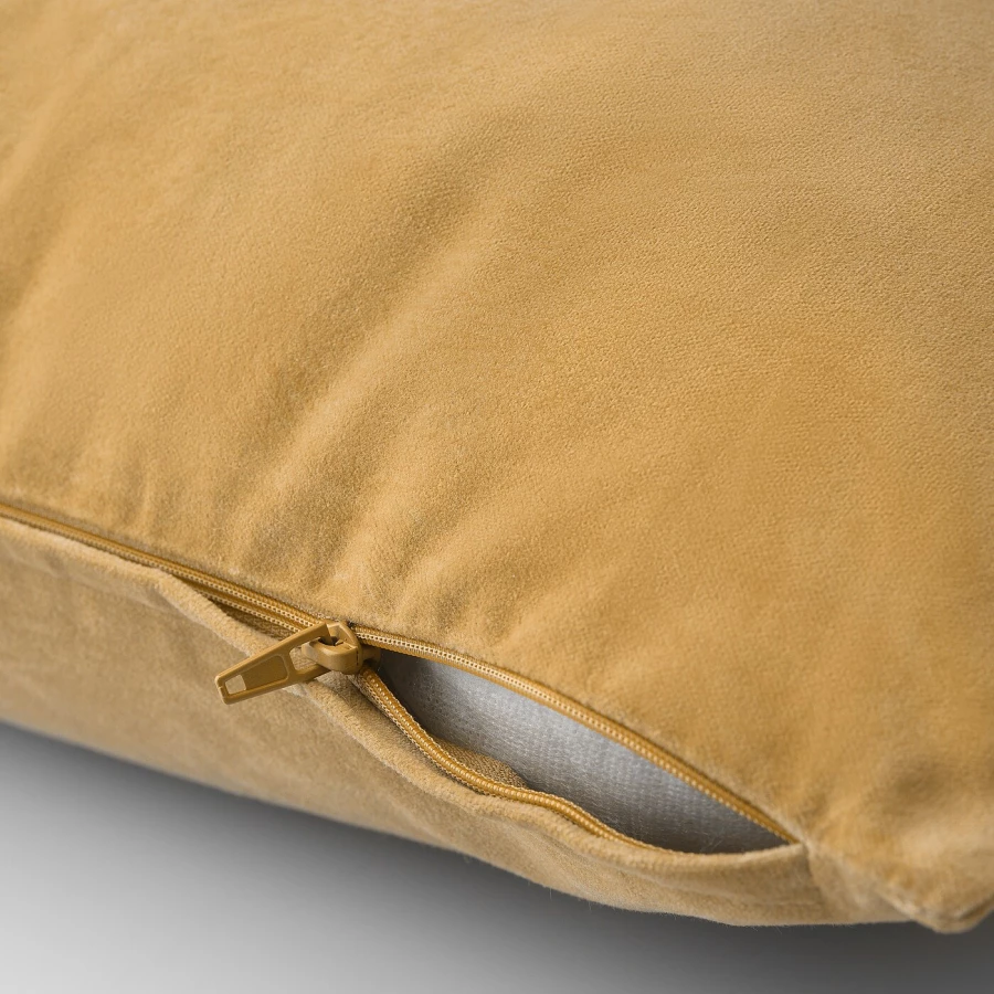 Чехол на подушку - SANELA IKEA/ САНЕЛА ИКЕА, 50х50  см, желтый (изображение №7)