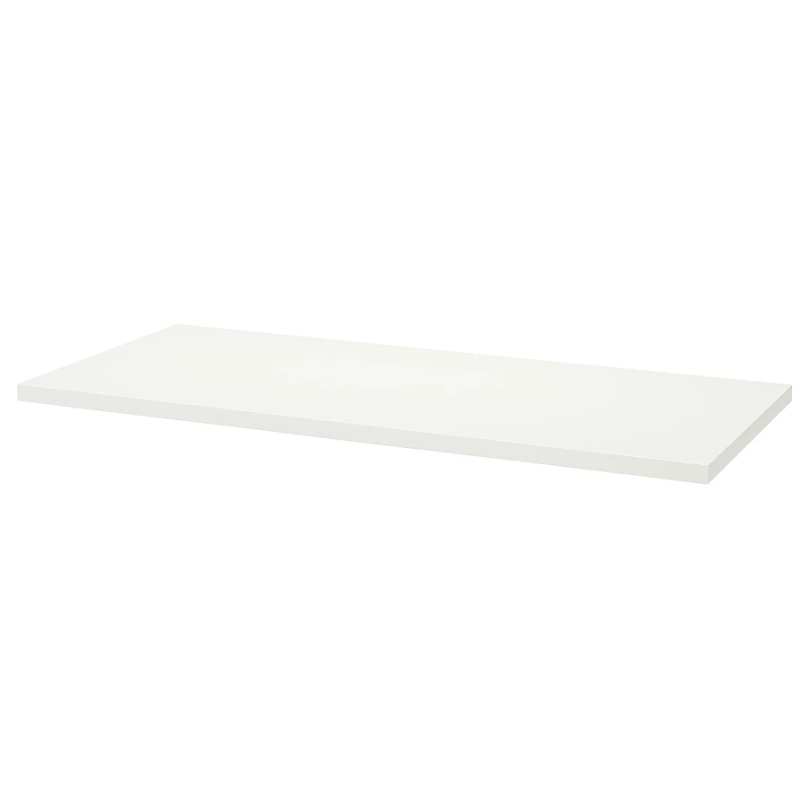 Настольная столешница - IKEA LAGKAPTEN/ЛАГКАПТЕН ИКЕА, 140х60х3,4 см, белый (изображение №1)