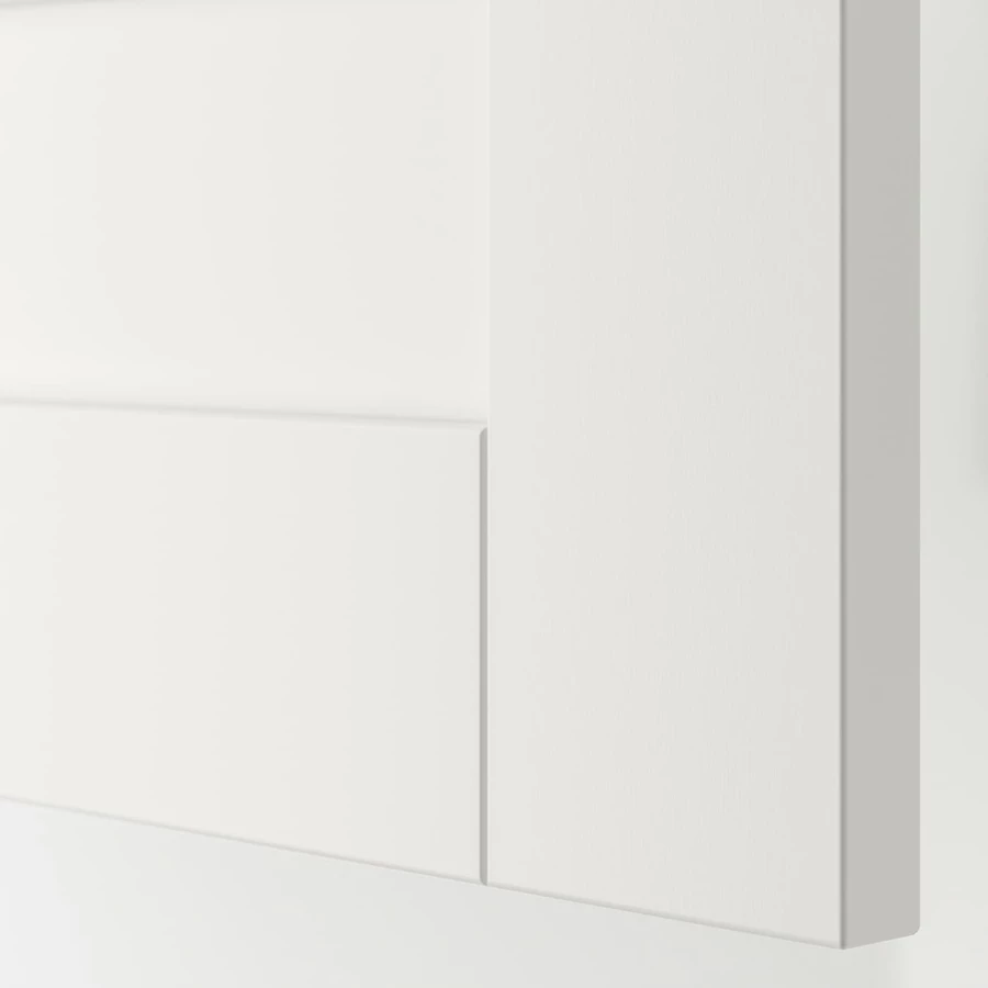 Ящик - IKEA SANNIDAL/САННИДАЛЬ ИКЕА, 20х42х80 см, белый (изображение №2)