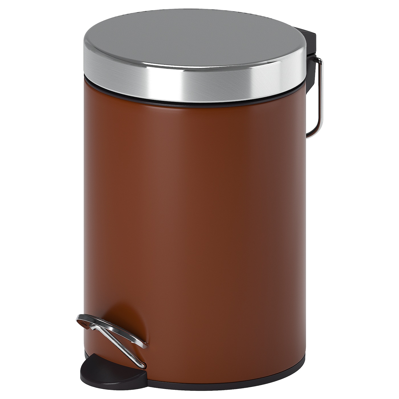 Корзина для мусора - IKEA EKOLN, 3л, коричневый/светло-коричневый, ЭКОЛН ИКЕА